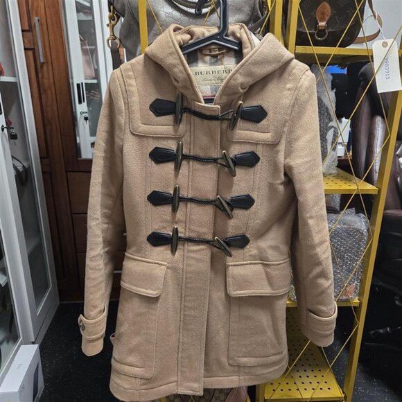 100% Authentic Burberry Blackwell wool duffle Coat New Camel - Picture 4 of 15